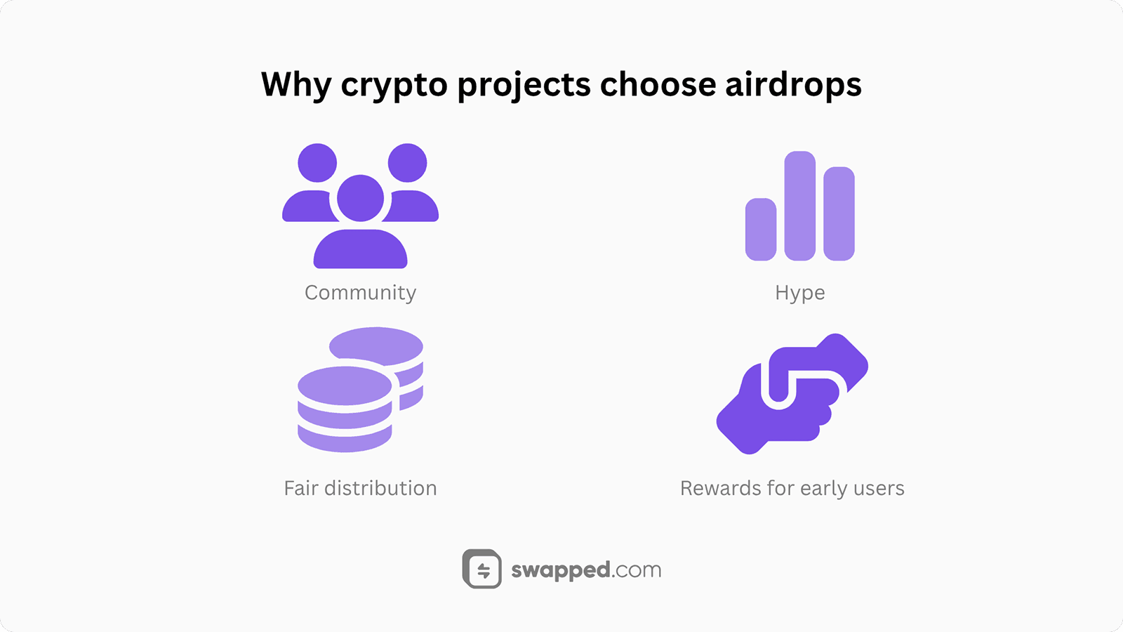 Why crypto projects choose airdrops